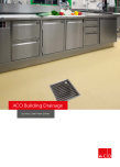ACO Stainless steel Gully Brochure 2024