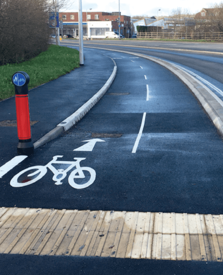 Segregated Cycle lane