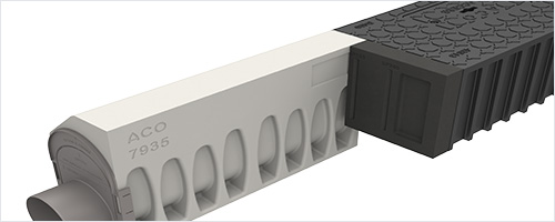 Connection from ACO KerbDrain BridgeDeck to ACO KerbDrain