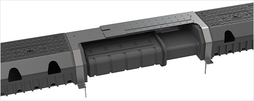 Expansion Joint Detail for use with ACO KerbDrain BridgeDeck